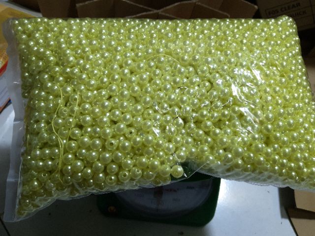 100gam Hạt Chuỗi Có Lỗ Xỏ, 4, 6mm(ly)