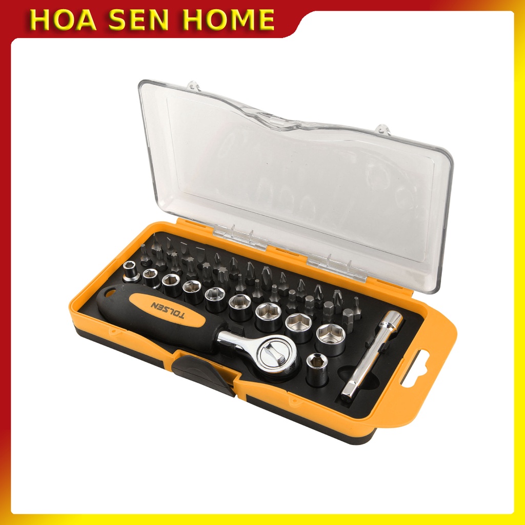 Bộ vít típ 38 cây đa năng Tolsen