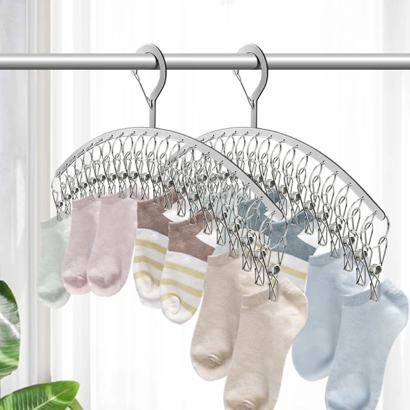 Set 20 Kẹp Inox Phơi Quần Áo Chống Gió