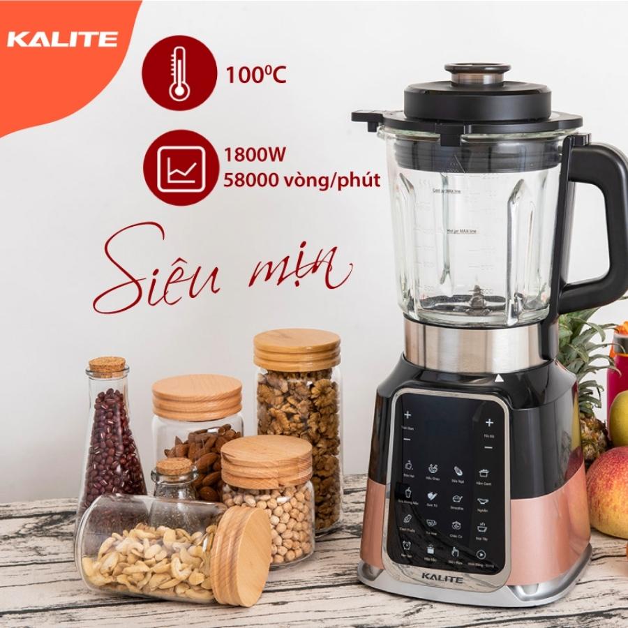 Máy làm sữa hạt Kalite E200, Dung tích 2000ml, Bảo hành chính hãng