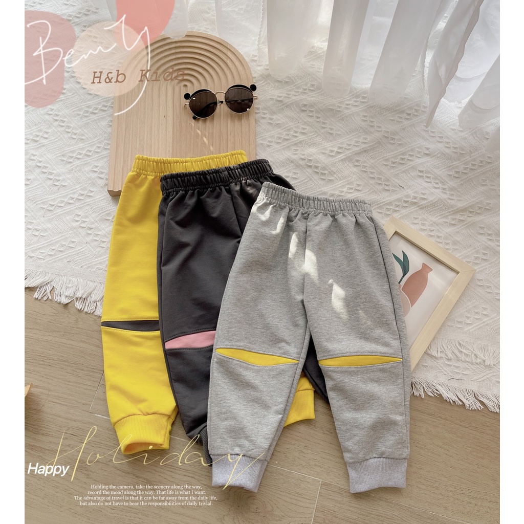 Bô quân áo bé trai dài tay chất liệu da cá ấm áp cho bé 10-20kg, bộ quần áo dài tay thể thao cho bé