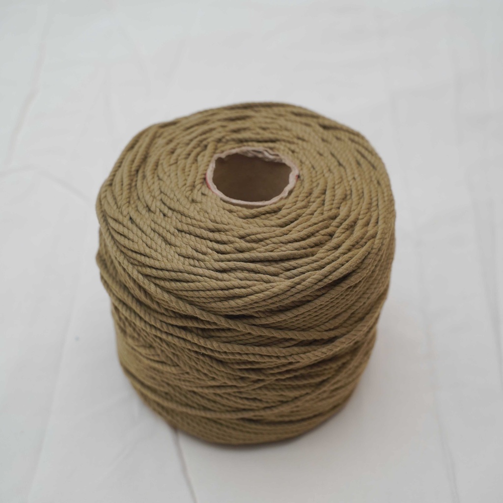 Dây thừng macrame màu Nâu Khói 3mm, 5mm