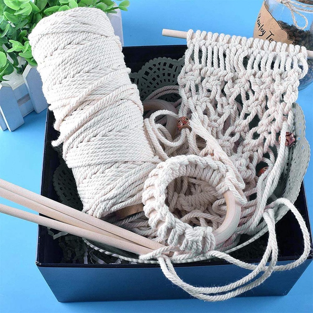 Set 6 Que Gỗ WMES15H Phong Cách Boho Tự Làm