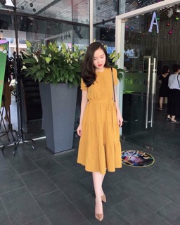 Váy tầng buộc eo bigsize