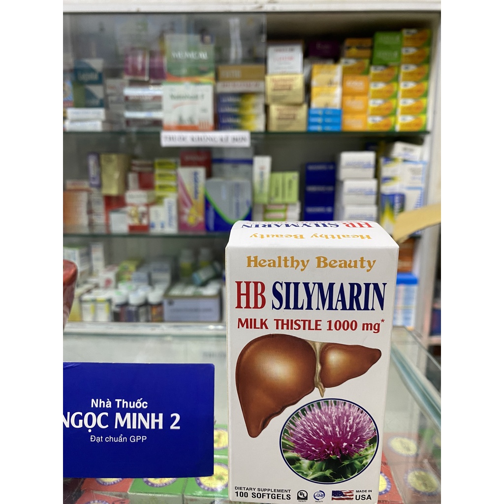 ✅ [Chính Hãng] HB Silymarin Milk Thistle 1000mg viên uống bổ gan.