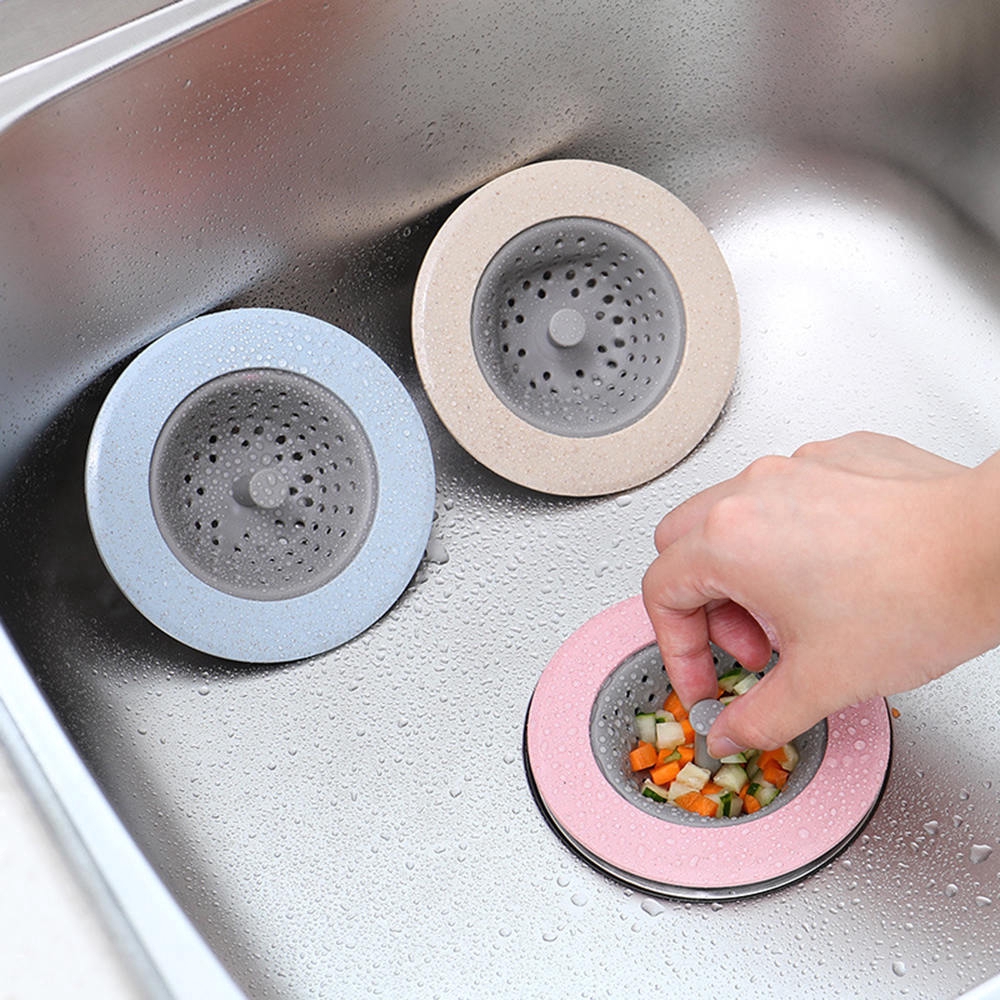 Tấm lọc lỗ thoát nước bồn rửa/ nhà tắm bằng silicon tiện dụng