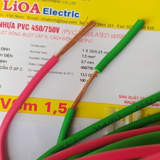 DÂY ĐƠN MỀM1X1,5 - LiOA.