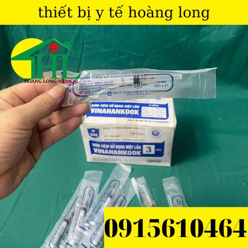 Bơm tiêm 1 lần Vinahankook 3ml
