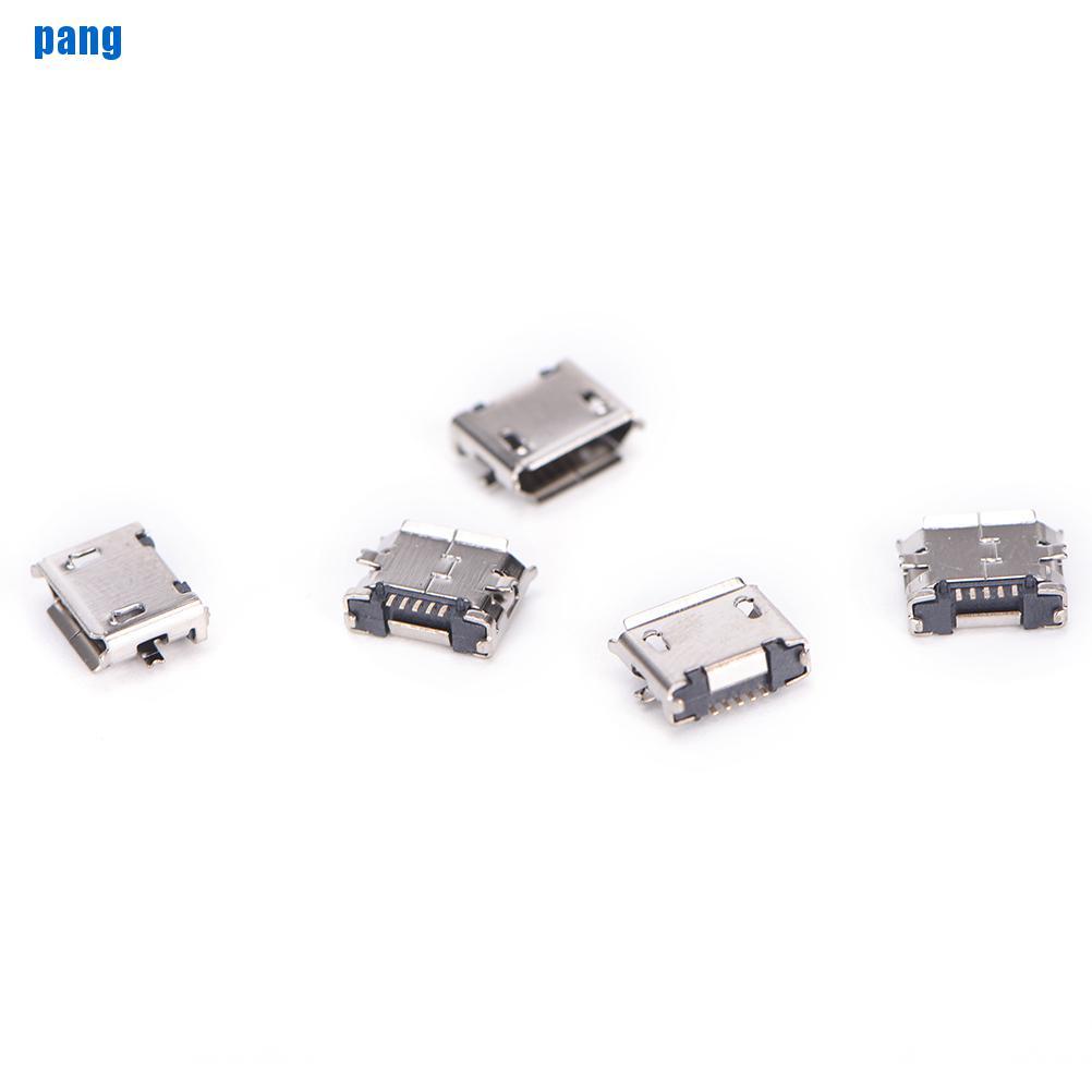 VN (Hàng Mới Về) Set 10 Đầu Nối Micro Usb Loại B 5 Pin 5 Pin Tiện Dụng