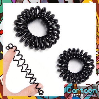 Dây cột tóc lò xo đen nhỏ 3cm lẻ 1 cái
