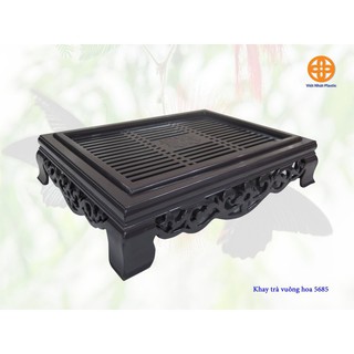 Khay trà nhựa giả gỗ