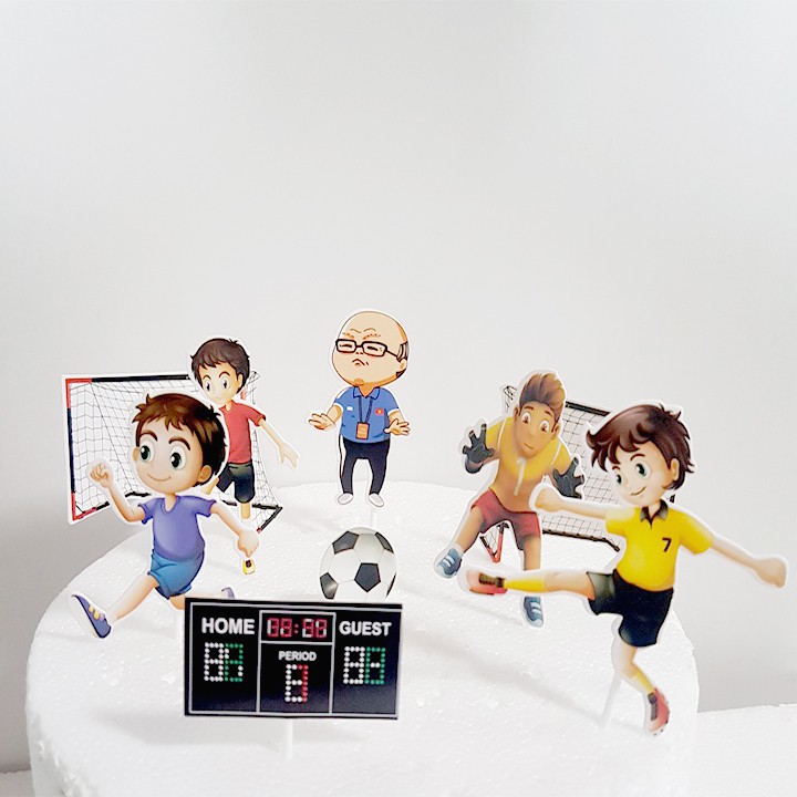 que cắm bánh [FREESHIP] set cắm đội bóng P.ark h.ang s.eo