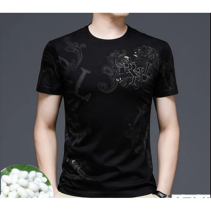 Áo Thun Thể Thao Tay Ngắn Dáng Rộng In Hình Cá Tính Phong Cách Retro Hợp Thời Trang Cho Nam