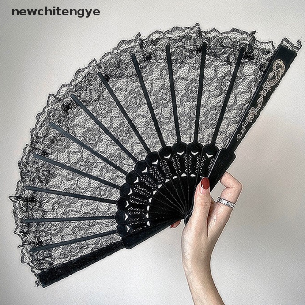 Quạt Xếp Phối Ren Phong Cách Trung Hoa Cổ Điển