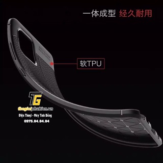 Ốp lưng Samsung Galaxy Note 10 Lite silicon giả da Auto Focus