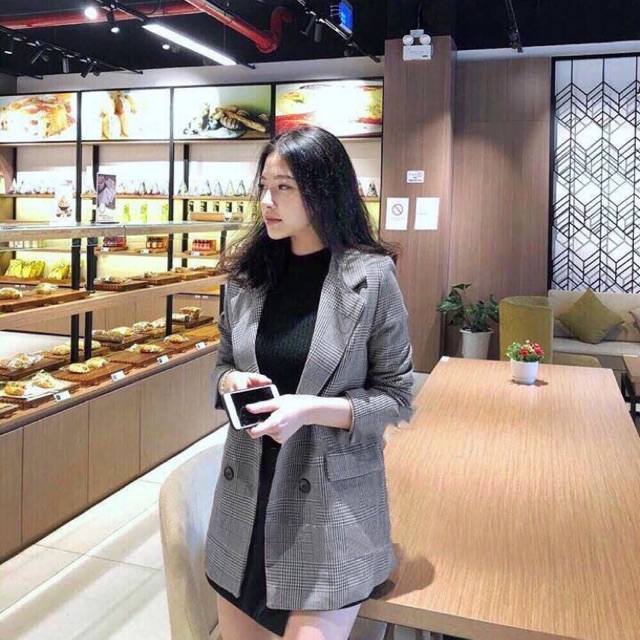 Áo vest kẻ 6 cúc, có ảnh thật và clip | BigBuy360 - bigbuy360.vn