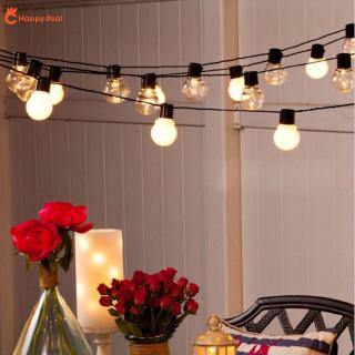 HAPPY 20LED White Light / Warm Light Bulb 6m String Lights Globe Bulbs Sturdy Waterproof Led Light String Outdoor