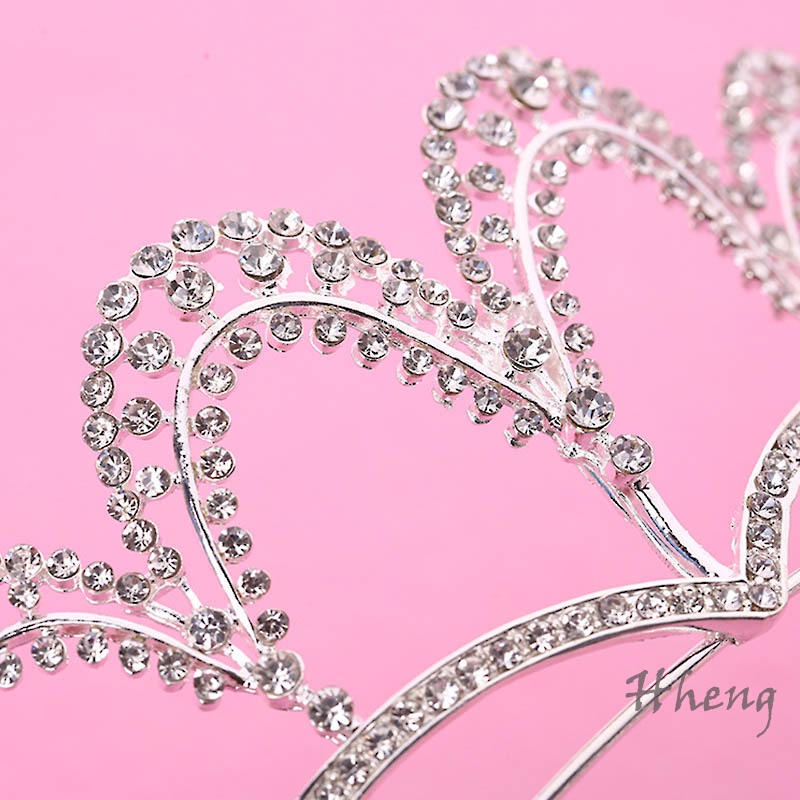 YADORNOS Vương Miện Cài Tóc Đính Đá Pha Lê Sang Trọng Cho Cô Dâu