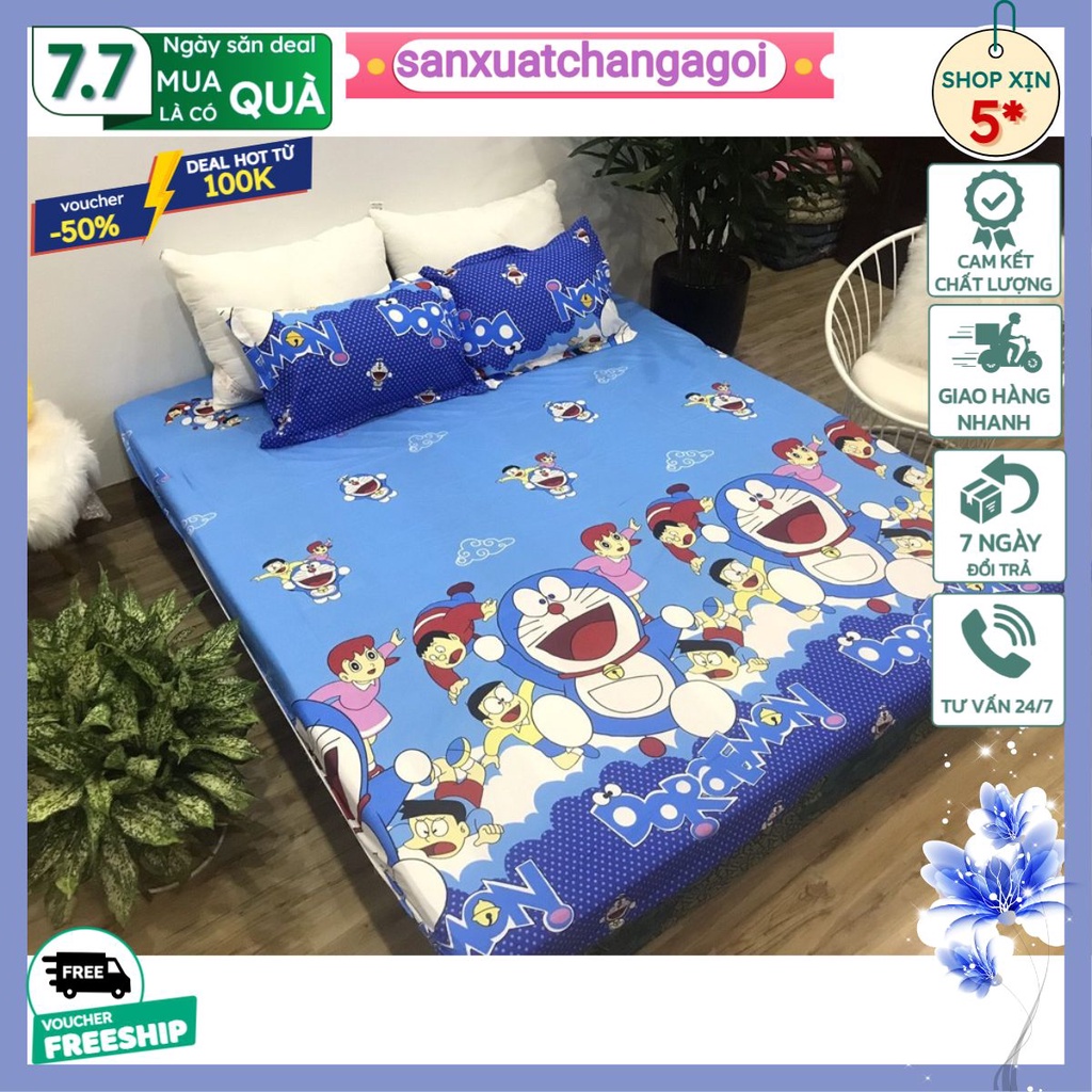 ga trải gường,ga chun 1m2 1m4 1m5 1m6 1m8 bọc đệm poly được chọn mẫu