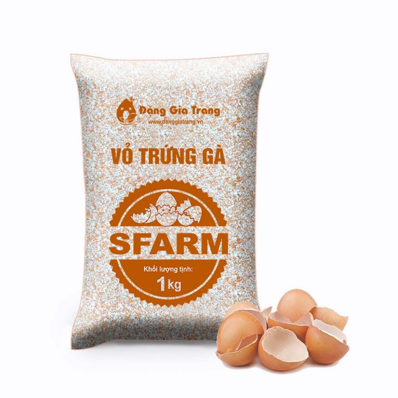 Vỏ trứng gà SFARM đã qua sử lý túi 1kg