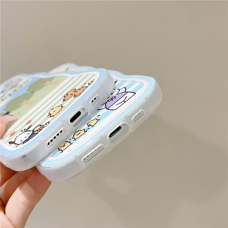 Ốp Điện Thoại Mềm In Hình Hoa / Cún / Mặt Trăng Cho iPhone 6 6s 7 8 Plus X Xs Max XR 13 12 11 Pro Max