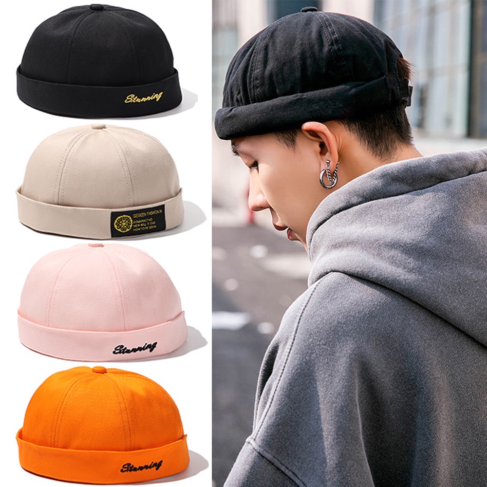 Nón Lưỡi Trai Cotton Không Vành Phong Cách Hip Hop Cổ Điển Có Thể Điều Chỉnh Cho Nam Nữ
