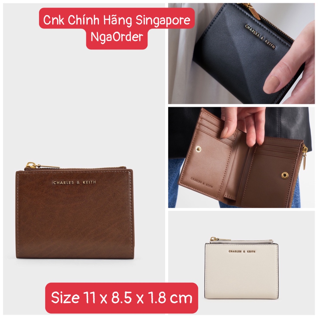 Ví da cnk Mini Top Zip Small Wallet - CK6-10680907