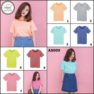 Áo thun sọc nhỏ thái Lan