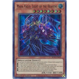 Thẻ bài Yugioh - TCG - Maha Vailo, Light of the Heavens / BLVO-EN024'