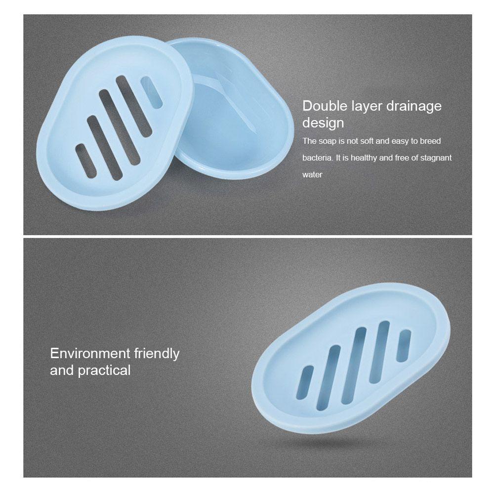 Giá Đỡ Xà Phòng Bằng Nhựa Treo Tường Tiện Lợi Dành Cho Nhà Bếp Phòng Tắm