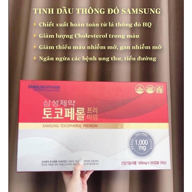 Tinh Dầu Thông Đỏ Hàn Quốc Samsung