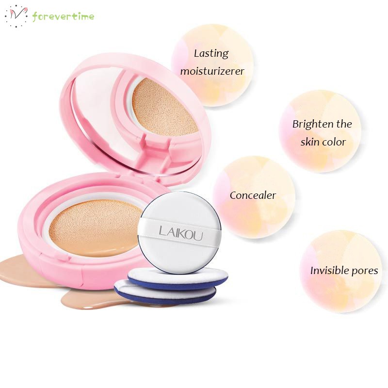 #Trang điểm# BB Cream Whitening Sunscreen Isolation Concealer Moisturizing Foundation Makeup Bare Face Beauty Make Up Air Cushion