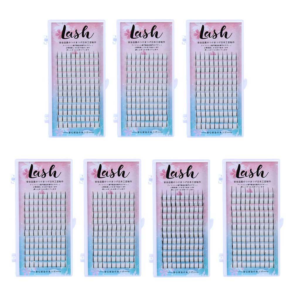 Hộp 120 Cụm Lông Mi Nối Dài Mi Tự Nhiên Lâu Trôi SOFTNESS
