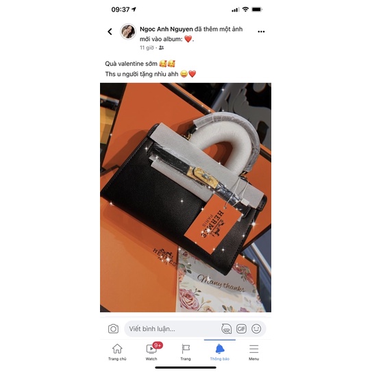 Túi Her.mes bản da lì và da rắn bóng bảng màu phong phú đa dạng hàng loại 1 T380