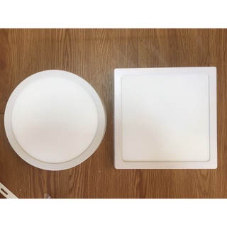 Đèn ốp nổi trần, đèn gắn trần vuông hoặc tròn 18W ánh sáng trắng