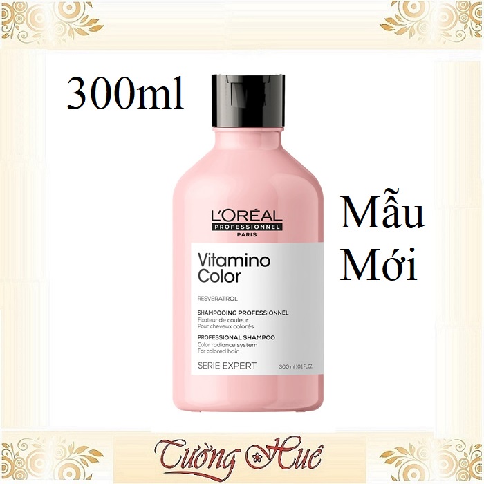 Dầu Gội Cho Tóc Nhuộm Loreal Serie Expert A-ox Vitamino Color - Hồng Nhạt