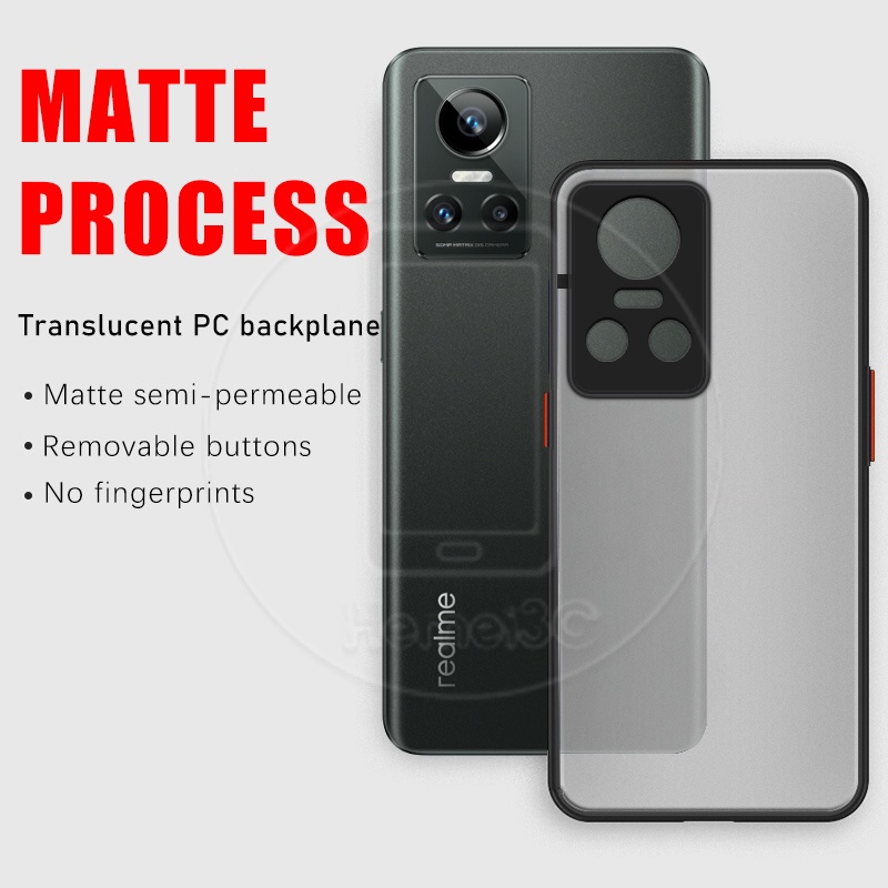 Ốp Điện Thoại PC Cứng Trong Suốt Mặt Nhám Cho Realme GT Neo 3 2 Pro Master Editon