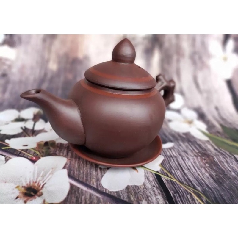 Ấm,chén Tử sa Bát Tràng-gốm sứ Hoàng Oanh-1 ấm bán lẻ rời bộ