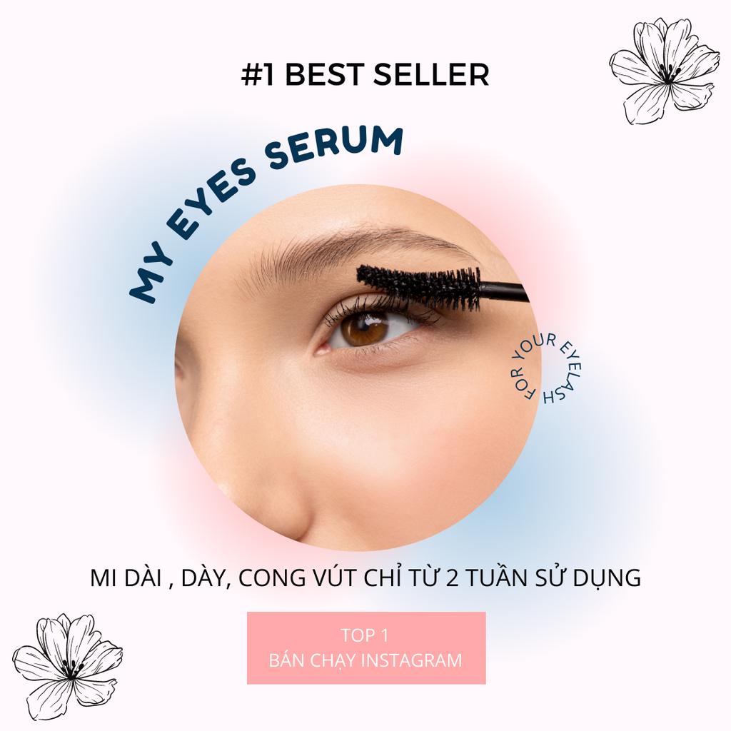 Mascara Dưỡng Mi Dài, Serum Dưỡng Mi, Chuốt Mi, Tinh Chất Kích Thích Mọc Lông Mi Dài Dày Cong Tự Nhiên Ngăn Rụng Mi 5ml