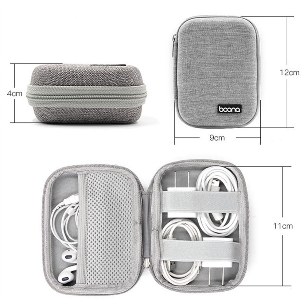 Baona Túi đựng cáp sạc / tai nghe cho du lịch