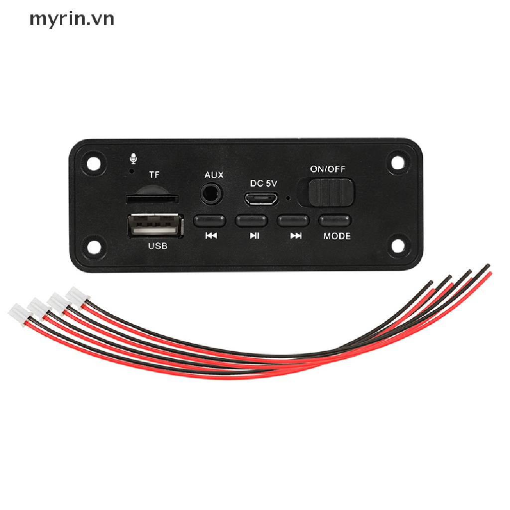 Bảng Mạch Giải Mã Âm Thanh FM Bluetooth 5.0 MP3 2 * 3W Chuyên Dụng Cho Xe Hơi
