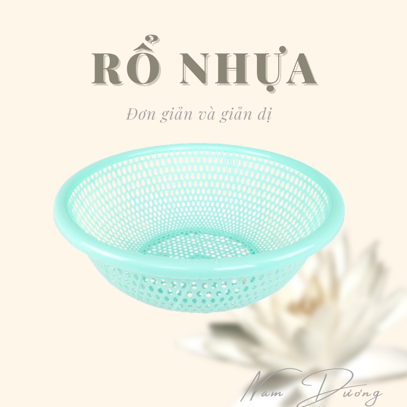 Rổ tròn Nhựa Nam Dương (Kích Cỡ 20cm/24cm/28cm/32cm/36cm) | BigBuy360 - bigbuy360.vn