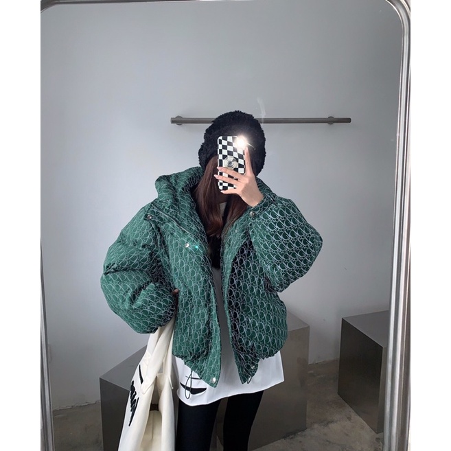 Áo phao nữ thời trang thương hiệu Dior CD trẻ trung năng động