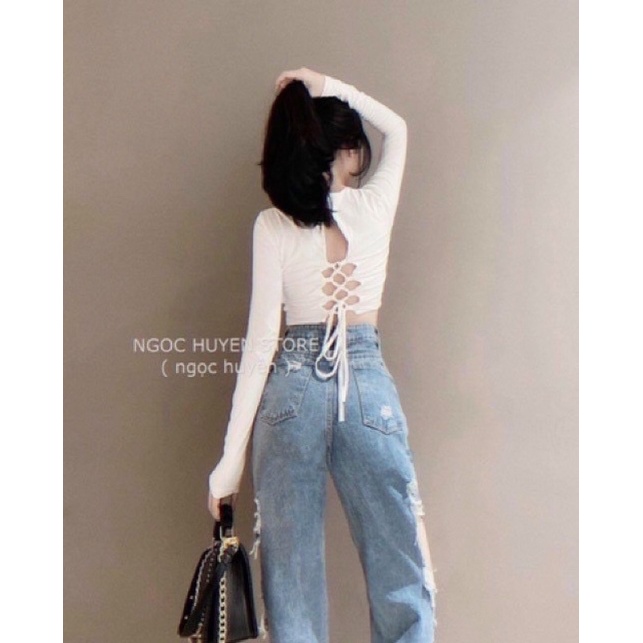 Quần baggy rách xinh
