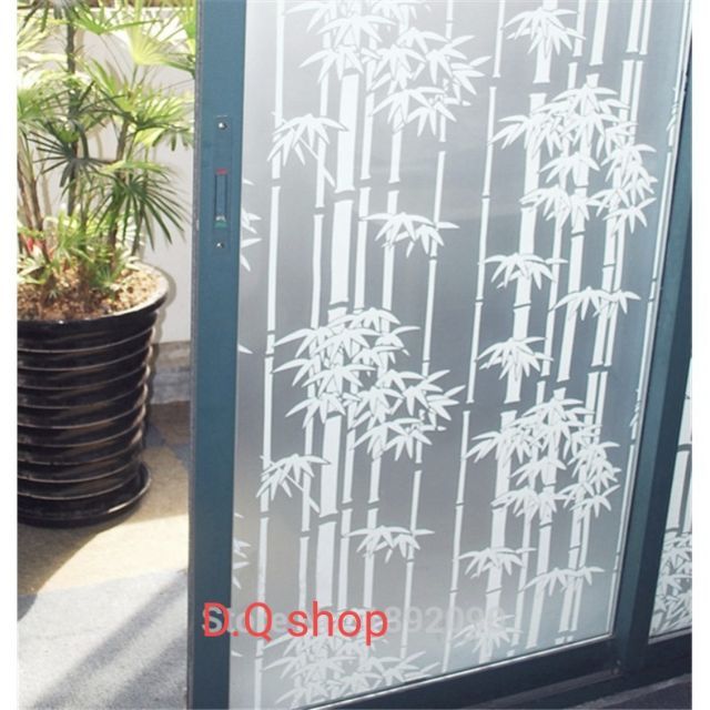 Đề can dán kính rừng trúc khổ 90 cm