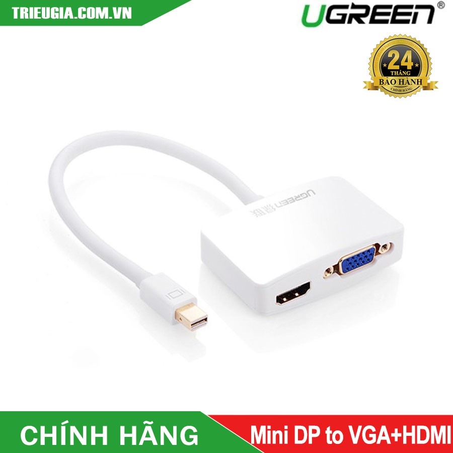 Bộ Chuyển Đồi Mini Displayport To HDMI Và VGA Chính Hãng 10427 10439