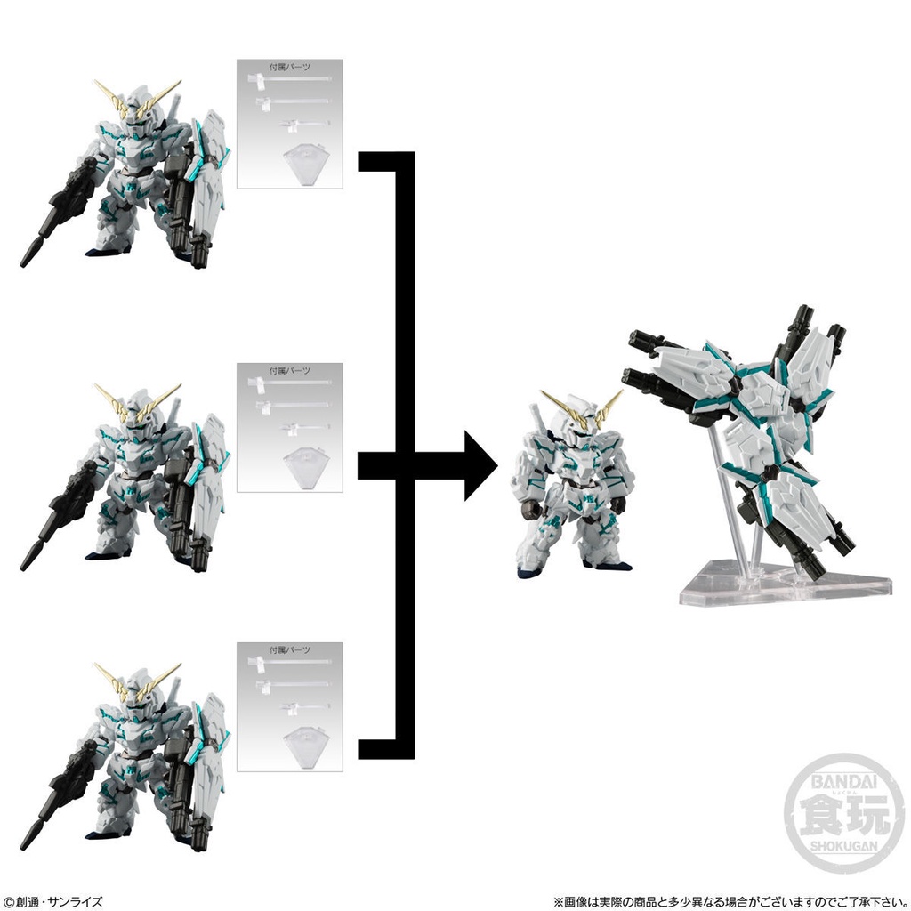 Bandai Shiwan FW GUNDAM CONVERGE Mobile Suit Gundam UC Special Collection