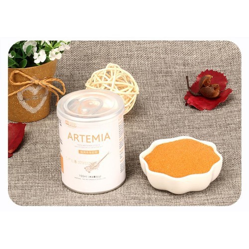 Artemia sấy khô hủ 150ml (80g) cho cá ăn liền - tặng kèm ống nhỏ giọt