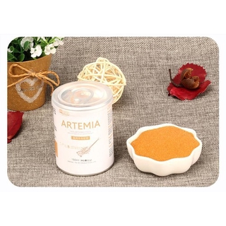 Artemia tách vỏ sấy khô lon 80g có tặng kèm ống nhỏ giọt