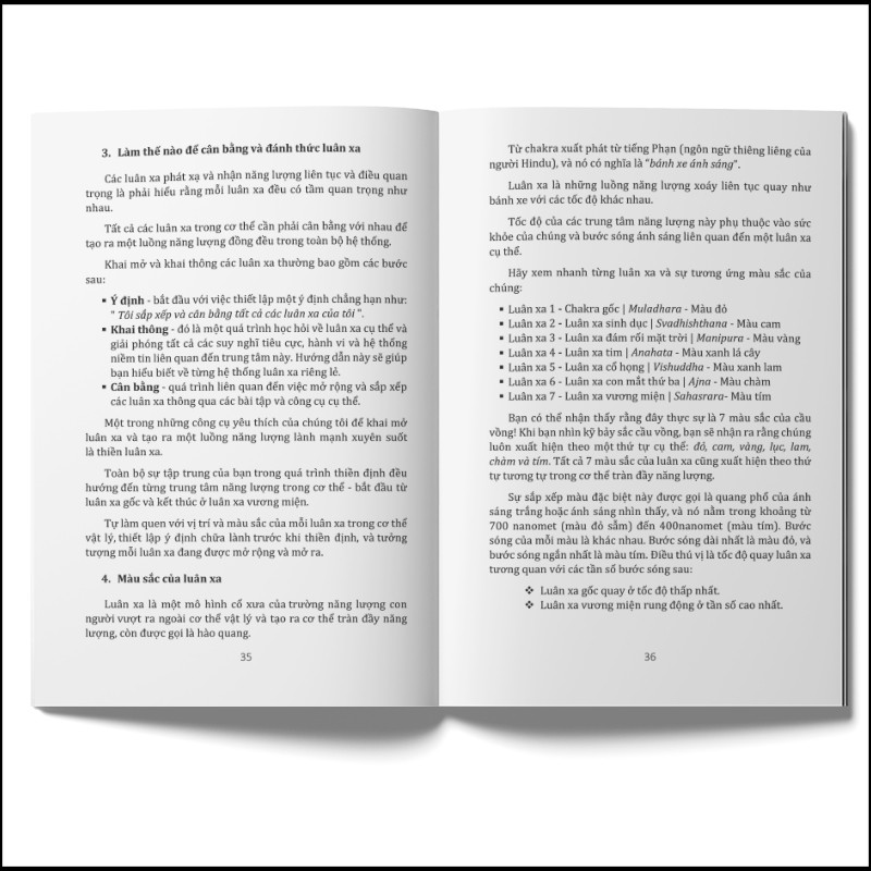 Sách - Cân bằng và đánh thức luân xa